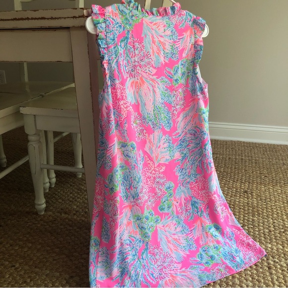 New: Lilly Pulitzer Callie Shift Dress in Prosecco Pink Seaing Things. Size 4 - Picture 2 of 15